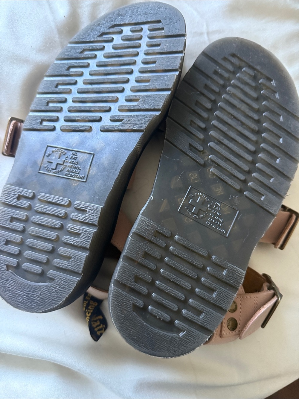 Dr. Martens Pink low Platform Womens Buckle Sandals - Picture 6 of 7